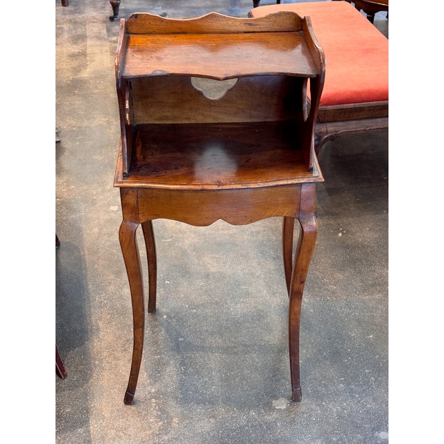 19th Century French Side Table With Openwork Cabinet For Sale - Image 6 of 11