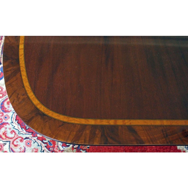 Mid 20th Century C. 1970s Hand-Crafted Double Pedestal Dining Table by Scholte Company For Sale - Image 5 of 9