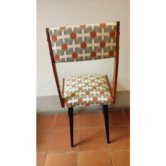 Vintage Italian Chairs in the style of Carlo Ratti, 1960s, Set of 6 For Sale - Image 10 of 11