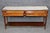 French 20th C. French Louis XVI Style Brass Mounted Marble Top Sofa Console Table For Sale - Image 3 of 15