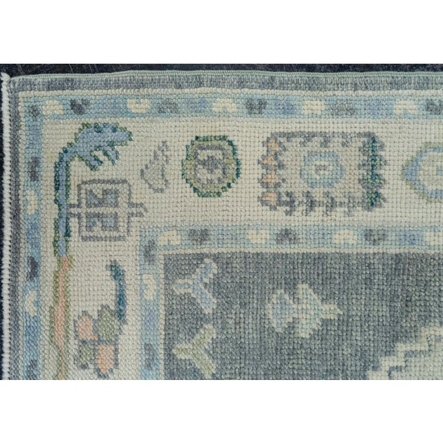 Early 21st Century Turkish Oushak Rug 3'1"x 5'11" #19503 For Sale - Image 5 of 8