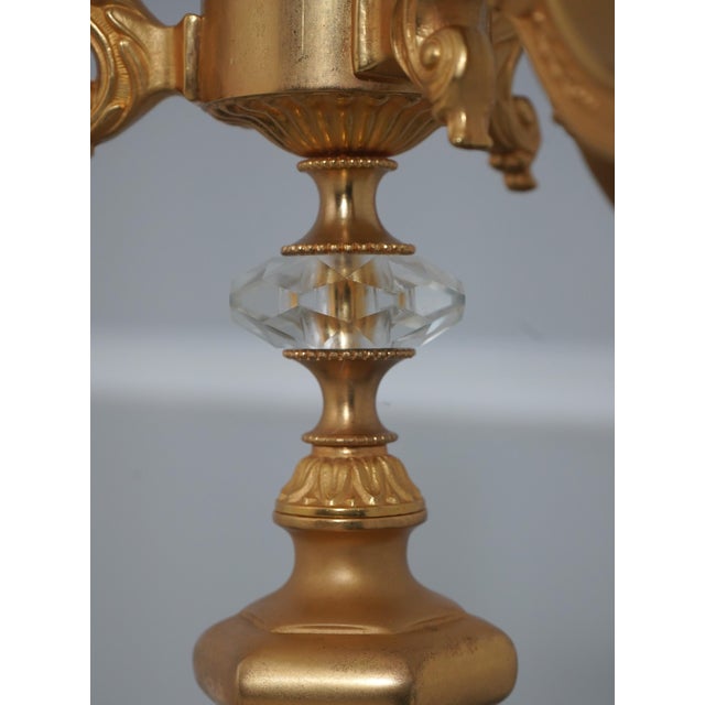 Pair of Laudarte Italian Four-Light Candelabra Lamps For Sale - Image 12 of 15