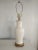 Metal Vintage Paul Hanson White Glaze Asian Style Table Lamp For Sale - Image 7 of 7