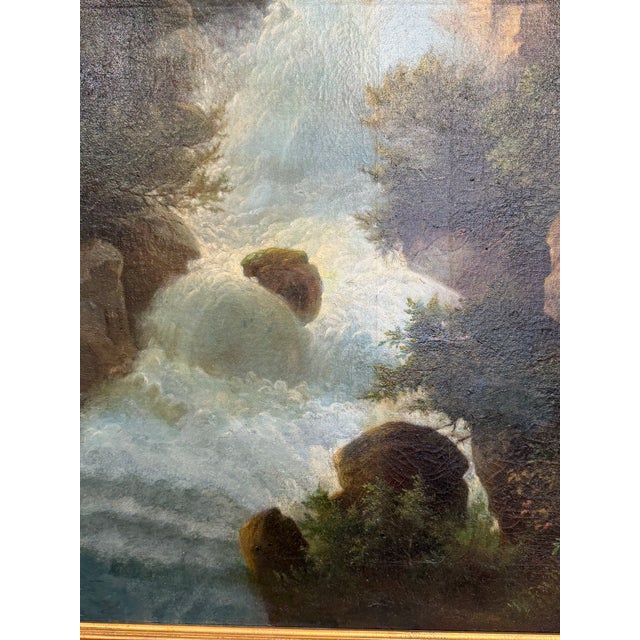 Large 19th Century Oil on Canvas For Sale - Image 11 of 11