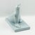 Saint Clement France Art Deco Cubist Blue Crackle Ceramic Seal Sculpture For Sale In Atlanta - Image 6 of 10