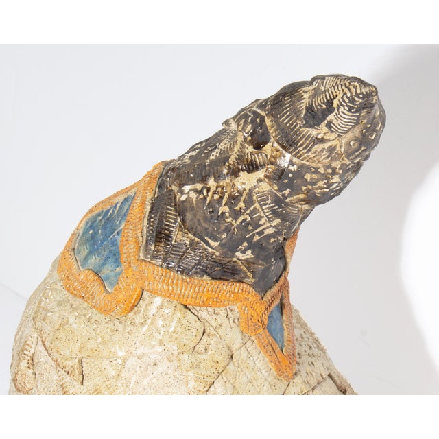 2010s 2012 Studio Pottery Sculpture of a Bird by Gordon Martz For Sale - Image 5 of 8
