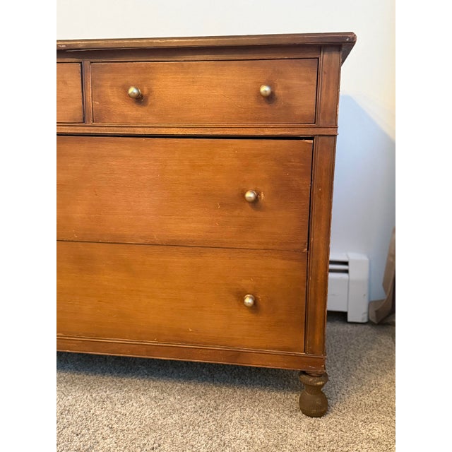 Early 1900s Antique Solid Wood Chest by Davies-Putnam Co., Grand Rapids For Sale - Image 4 of 12