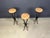 Vintage French Wrought Iron Bar Stools, 1960s, Set of 3 For Sale - Image 6 of 13