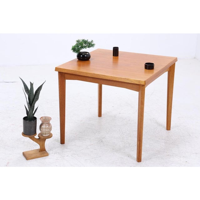 Vintage Extendable Teak Dining Table by Burchardt-Nielsen, 1960s For Sale - Image 3 of 12