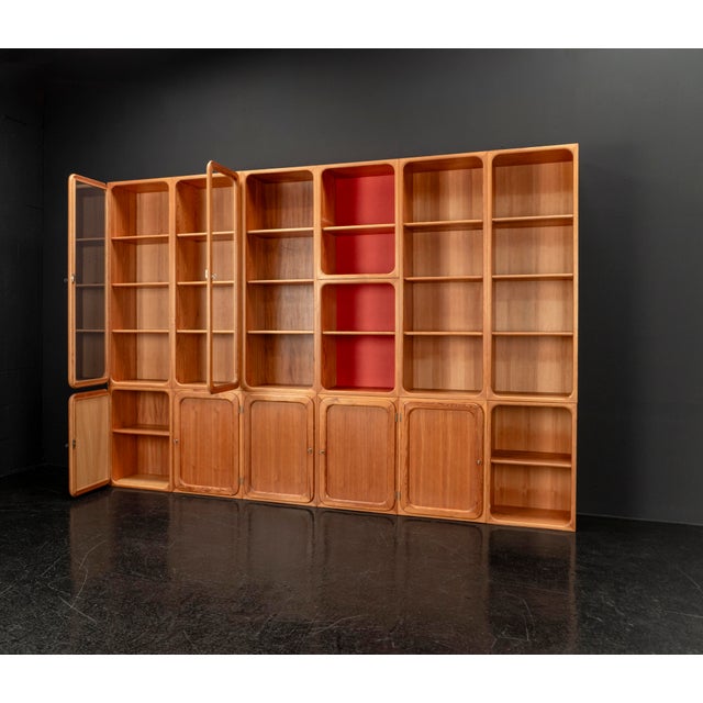 Modular Wall Unit in Pine, 1950s, Set of 13 For Sale - Image 10 of 18