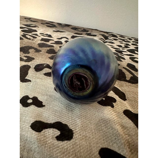 Glass Vintage Art Glass Perfume Bottles - Set of 2 For Sale - Image 7 of 10