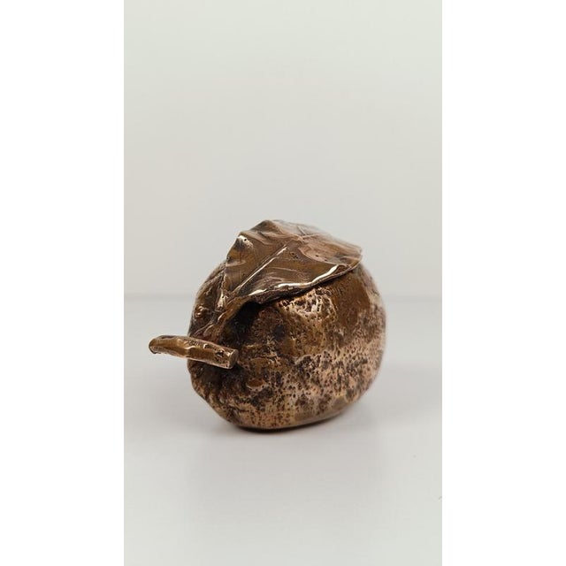 Sculptural Amalfi Coast Lemon Paperweight in Cast-Brass, 1970s For Sale - Image 13 of 18
