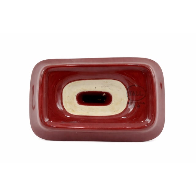 Mid 20th Century Vintage the 21 Club Nyc Restaurant Ashtray Red Matchbook Holder For Sale - Image 5 of 9