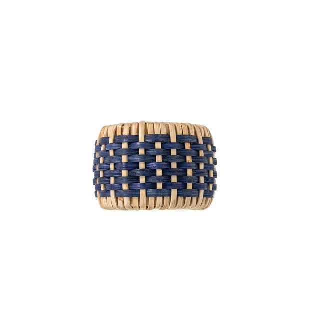 Juliska Woven Navy Napkin Ring Chairish