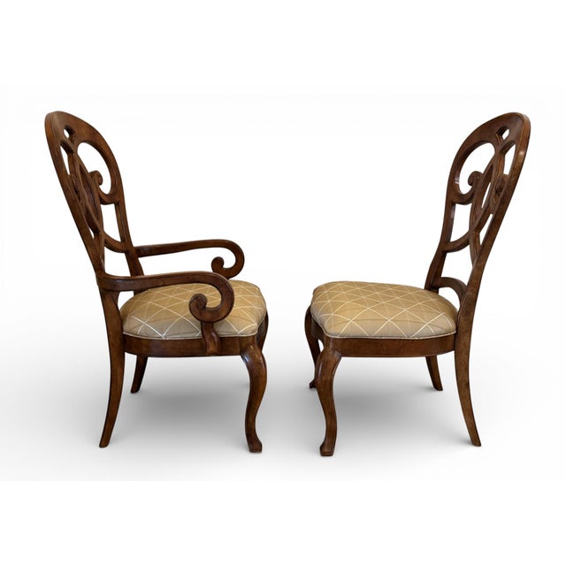 French Country Thomasville Rivage Dining Chairs, Set of 6 For Sale In Miami - Image 6 of 18