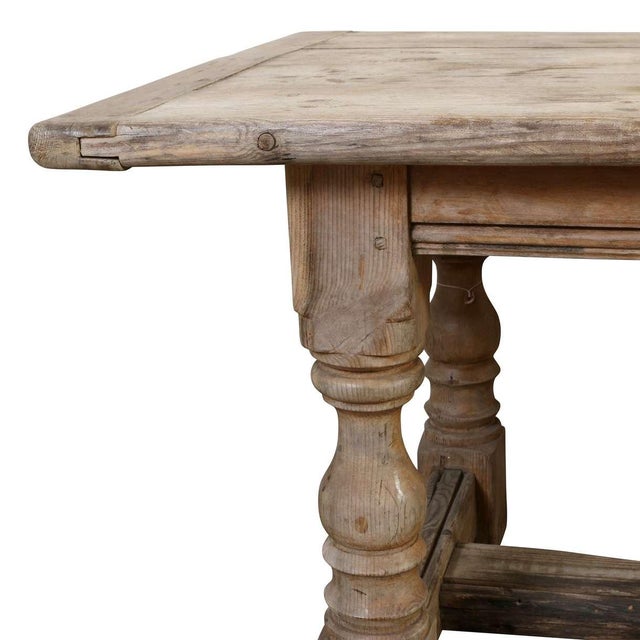 French French Weathered Oak Dining Table For Sale - Image 3 of 5