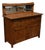 Mission Buffet Cabinet With Mirror - Dark - 50" in Walnut For Sale