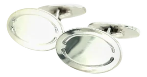 1990s Pair of Georg Jensen Estate Mens Cufflinks Sterling Silver