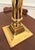 Hollywood Regency Pair of Vintage Polished Brass Neoclassical Column Candlesticks- Heavy For Sale - Image 3 of 8