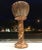 Large art nouveau jardinière and pedestal from Weller Pottery, handmade by unkown artist, circa early 1900s. Piece...