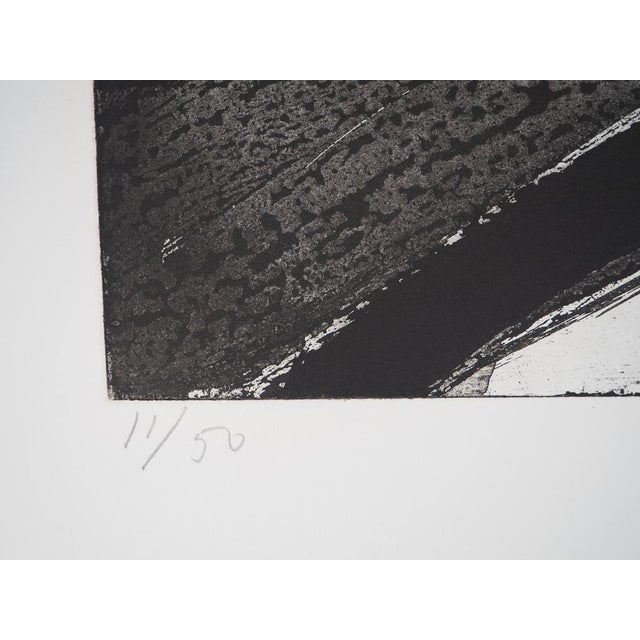 Bengt Lindstrom, Reptilian Character, Original Signed Engraving For Sale - Image 6 of 7