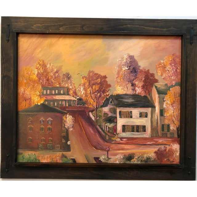 Early 20th Century Antique Original Oil on Canvas Signed at the Bottom, Framed For Sale - Image 4 of 4