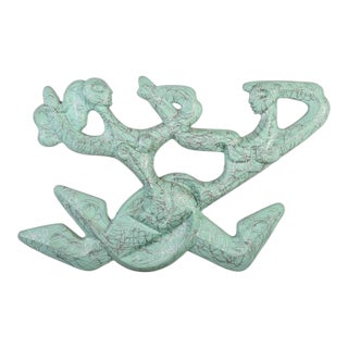 Mid 20th Century Frederick Weinberg Illuminating Wall Sculpture For Sale