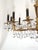 Metal Antique 12 Light Captivating Curvaceous Brass Cut Lead Crystal Chandelier ~ Rewired ~ Restored ~ Rejuvenated ~ Ready to Hang ~ For Sale - Image 7 of 12