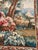 French Tapestry of Idyll Screenprinted by Hand, 1970s For Sale - Image 3 of 18