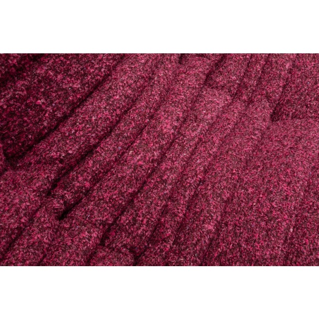 Ligne Roset Togo 3-Seater in Wild Berry Bouclé - Vintage Restored & Authentic For Sale - Image 10 of 18