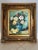 Mid 20th Century Mid Century Floral Oil Painting in Gold Ornate Frame For Sale - Image 5 of 9