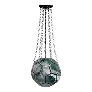 Contemporary Marjorie Skouras 24" Honeycomb "North Sea" Lantern