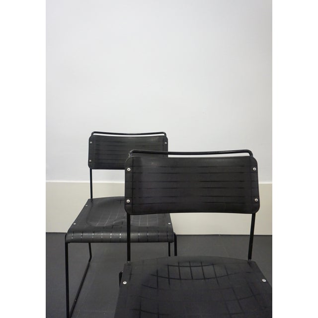 Vintage Italian Side Chairs from Spilimbergo, 1980s, Set of 2 For Sale - Image 4 of 8