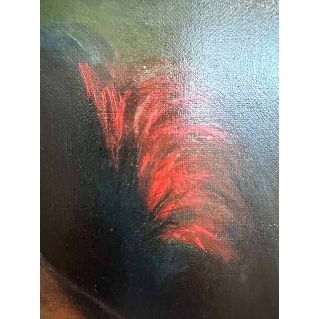 Paint Beatrice Adams (British, 1876-1958) Antique Oil Painting, Portrait of a Lady For Sale - Image 7 of 9