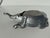 Metal Arthur Court Aluminum Elephant Dish Catch All For Sale - Image 7 of 12