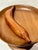 Wood Mid Century MCM Wooden Fruit and Pedestal Bowl. Monkey Pod Fruit, Wood Centerpiece For Sale - Image 7 of 9