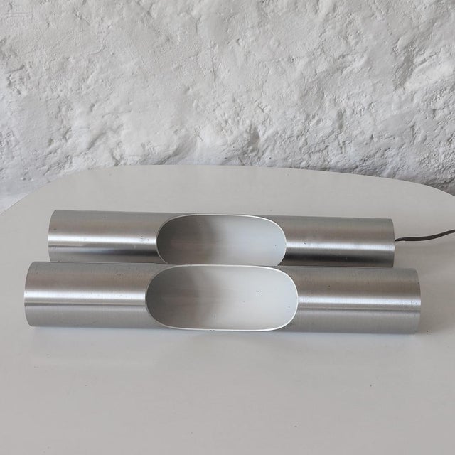 Metal Sconces by Maija-Liisa Komulainen for Raak, Netherlands, 1964, Set of 2 For Sale - Image 7 of 15