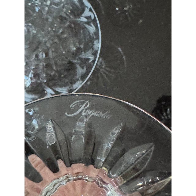 Made in Yugoslavia Rogaska Queen Wine Goblets - Set of 7 For Sale - Image 10 of 12