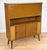 Mid 20th Century Modern Walnut Drop Front Dry Bar Cabinet For Sale - Image 4 of 14
