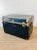 Vintage 1950s Black & Brass Storage Trunk / Coffee Table For Sale - Image 4 of 10