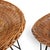 Pod Lounge Chairs in Rattan/Wicker on a Metal Frame, 1970s, Set of 2 For Sale - Image 10 of 18