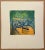 Color etching with chine colle by DC area artist Helga Thomson (born Argentina) "Coral Reeves" pencil signed, titled and...