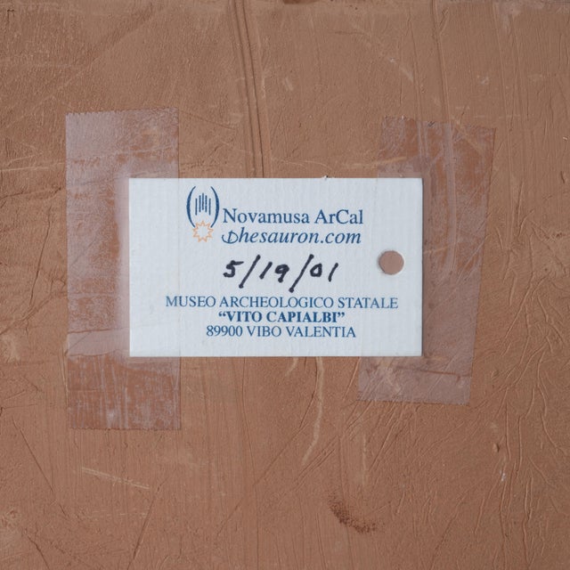 Late 20th Century Roman Goddess Terracotta Relief, Museum Copy For Sale - Image 5 of 5