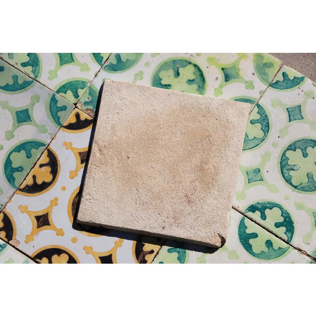 Late 19th Century Dark and Light Green Set of Nineteen Tiles, Portuguese For Sale - Image 16 of 16