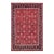 Floral Persian Vintage Tabriz Red/Purple Wool Rug - 9'7'' X 13'1'' For Sale