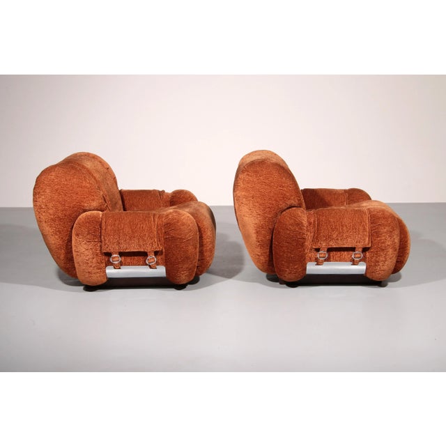 Lounge Chairs in the style from Adriano Piazzesi Italy, 1970, Set of 2 For Sale - Image 9 of 13