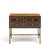 Wood Mastercraft Mid Century Burlwood and Brass Nightstands - Pair For Sale - Image 7 of 13