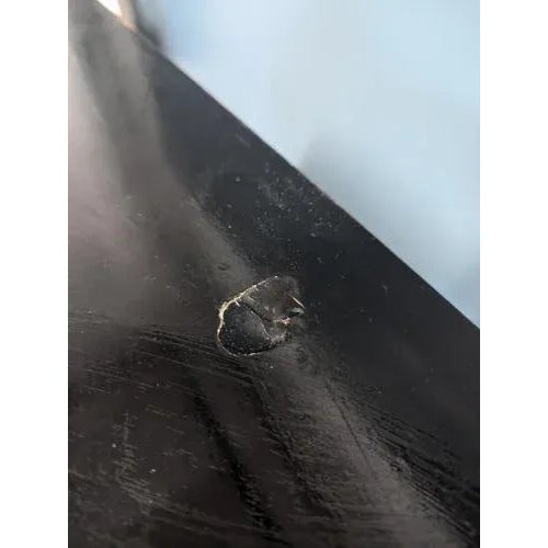 Wood Vintage Black Games Table For Sale - Image 7 of 10