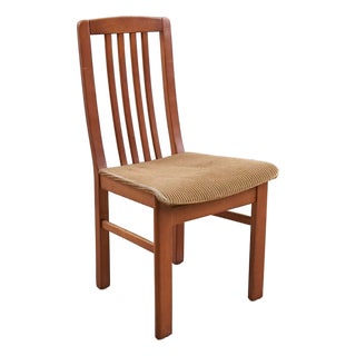 Wooden Chair with Padded Seat For Sale