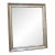 Antique Weathered Silverleaf Mirror For Sale